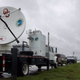 Oklahoma University sent a radar truck to track Hurricane Harvey up close. Image: Addison Alford/Oklahoma University